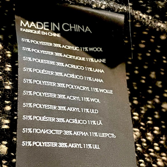 Club Monaco women’s light jacket. Size L. Hits below hip. Worn once, like new. - Picture 5 of 6